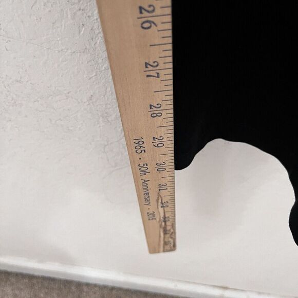 Eileen Fisher Womens Stretch Pull-On Easy Pants Black size Large Tapered Ankle - Picture 4 of 7